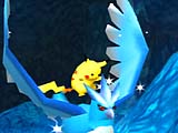 Pikachu and Articuno